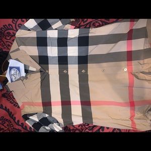 Burberry short sleeve button up